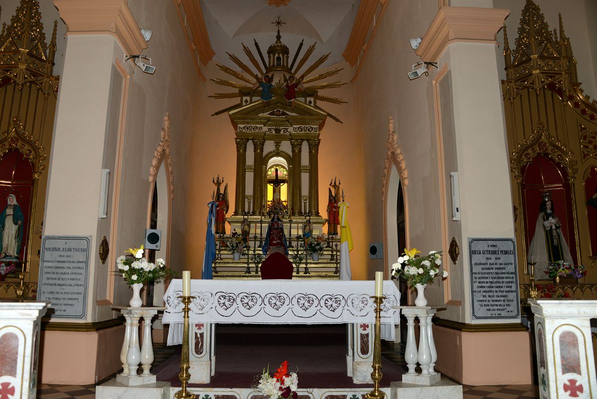 46 Main Altar In Catedral Nuestra Senora del Rosario Cathedral of Our Lady of the Rosary In Cafayate South Of Salta